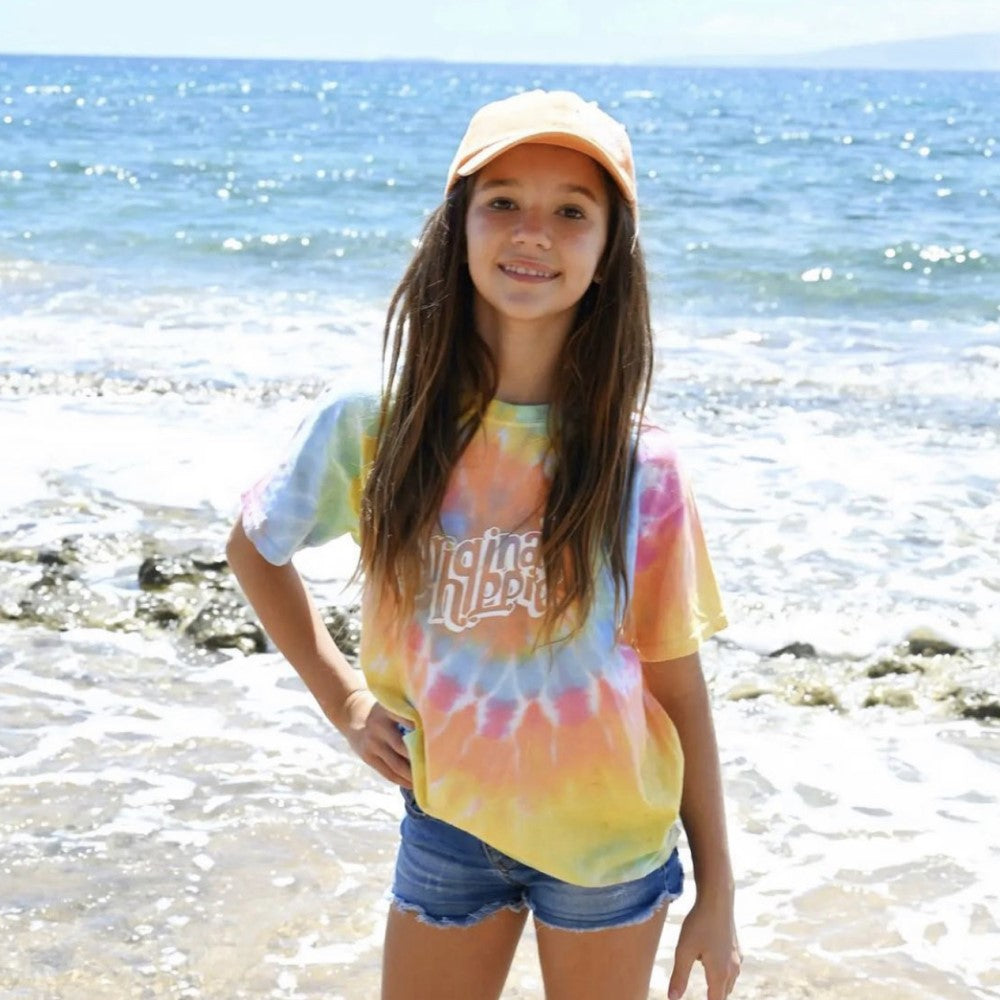 Original Hippie Youth Pastel Tie Dye Short Sleeve T-Shirt