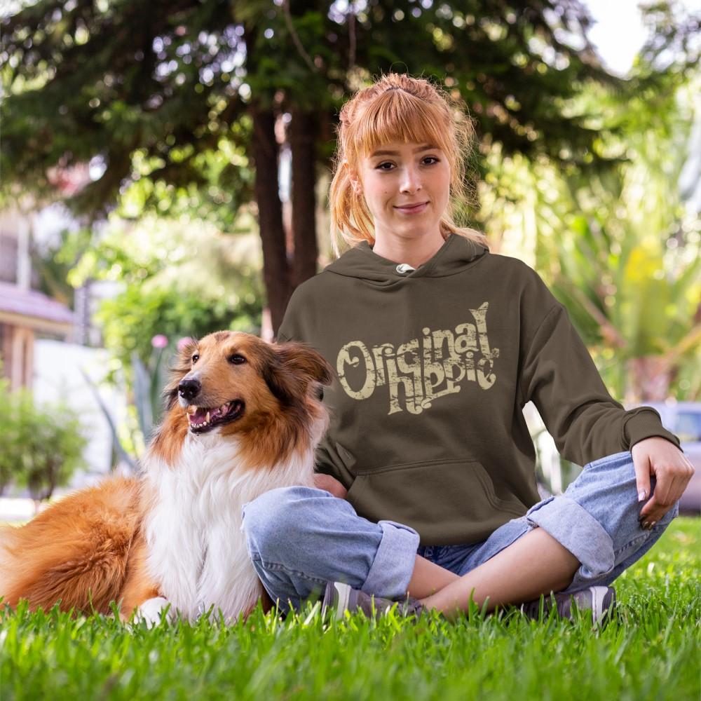 Original Hippie Classic Unisex Pull Over Hoodie
