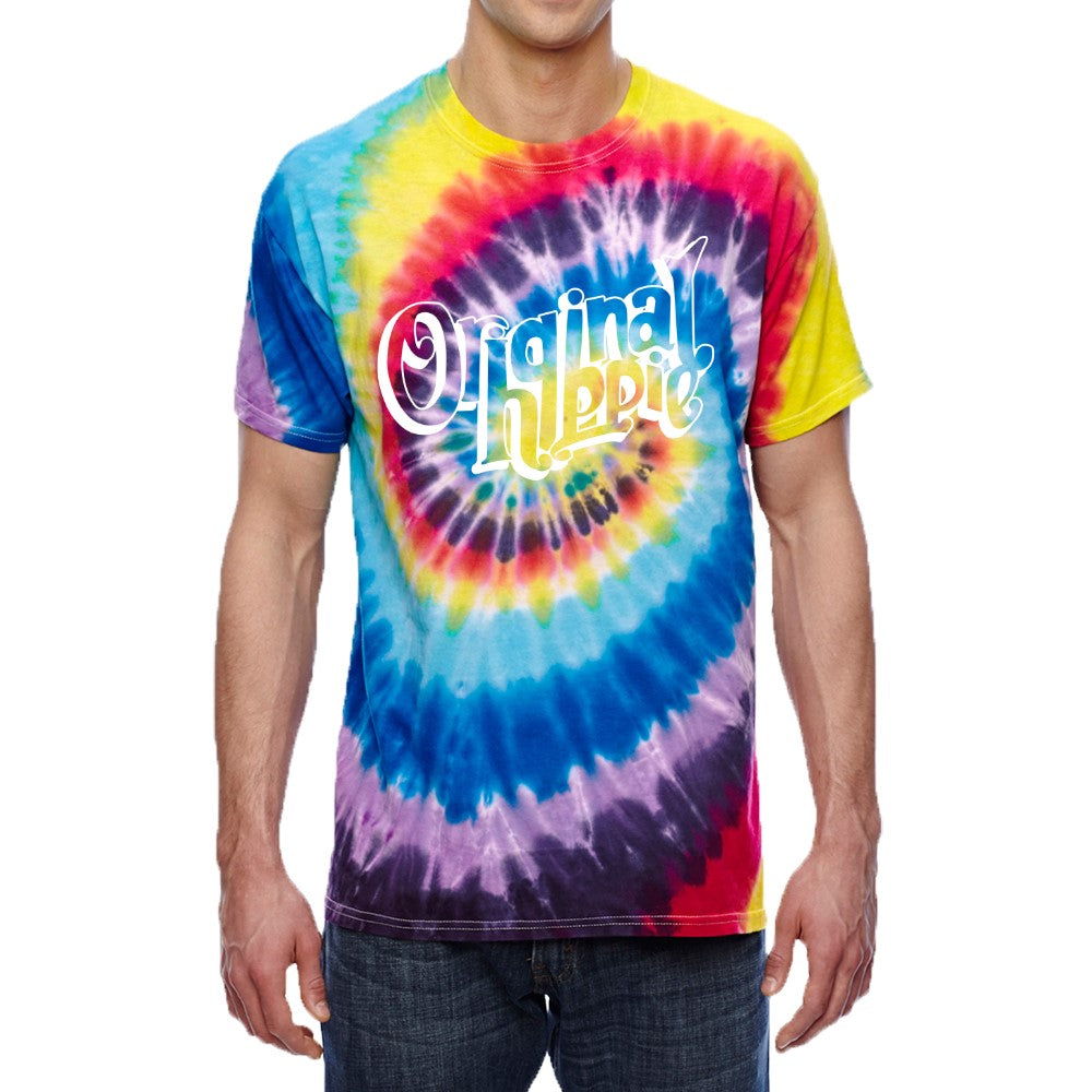 Original Hippie - Carnival Tie Dye Short Sleeve T-Shirt 