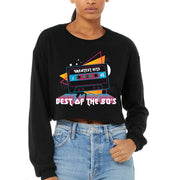 Original Hippie - Crop Long Sleeve Tee - Black - Best of the 80's