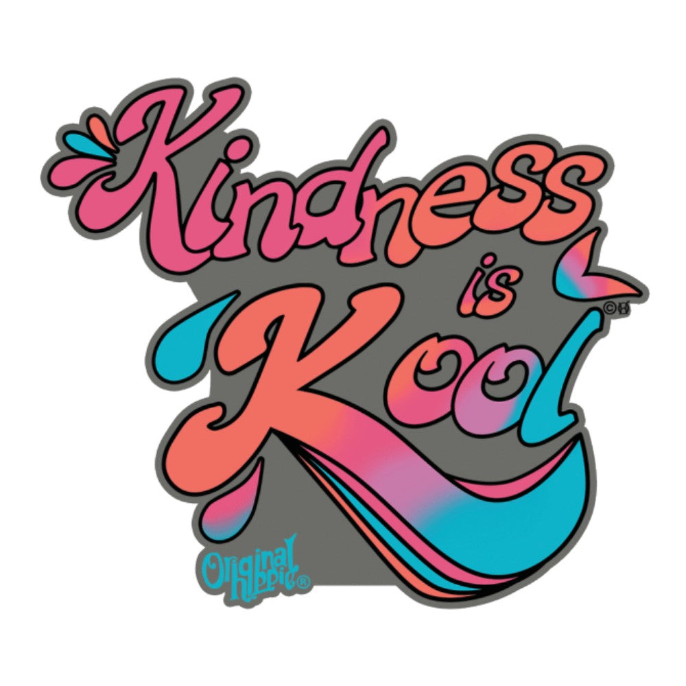 Original Hippie - Kindness Is Kool Decal