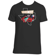 Original Hippie - Limited Edition - Ridin For Texas 2020 Rodeo Finals T-Shirt - Vintage Black