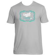 Original Hippie - Rodeo Buckle Turquoise - Short Sleeve T-Shirt - Light Grey