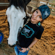 Original Hippie - Rodeo Buckle Turquoise - Short Sleeve T-Shirt