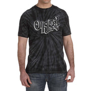 Original Hippie - Smoke Vibes Tie Dye Short Sleeve T-Shirt  - Black and Grey