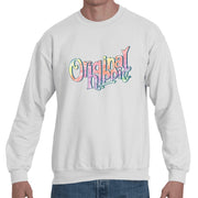 Original Hippie - Tie Dye Name Sweatshirt - White