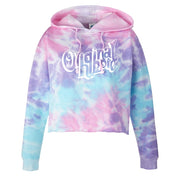 Original Hippie - Women's Crop Tie Dye Hoodie - Cotton Candy Vibes