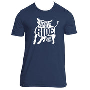 Original Hippie™ Bull ARFAR - Unisex Navy Blue SS T-Shirt