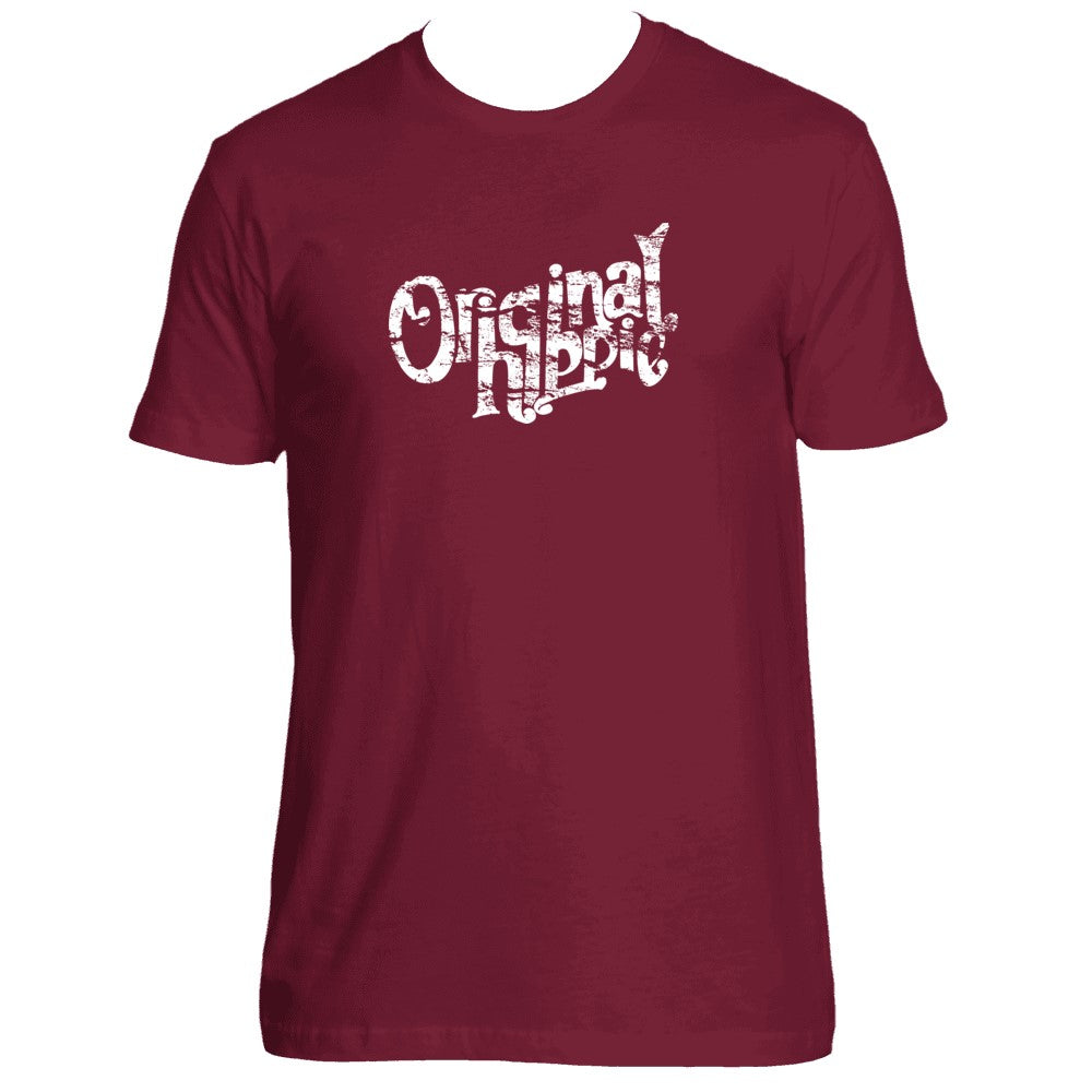 Original Hippie™ - 100% Cotton SS Unisex T-Shirt - Cardinal