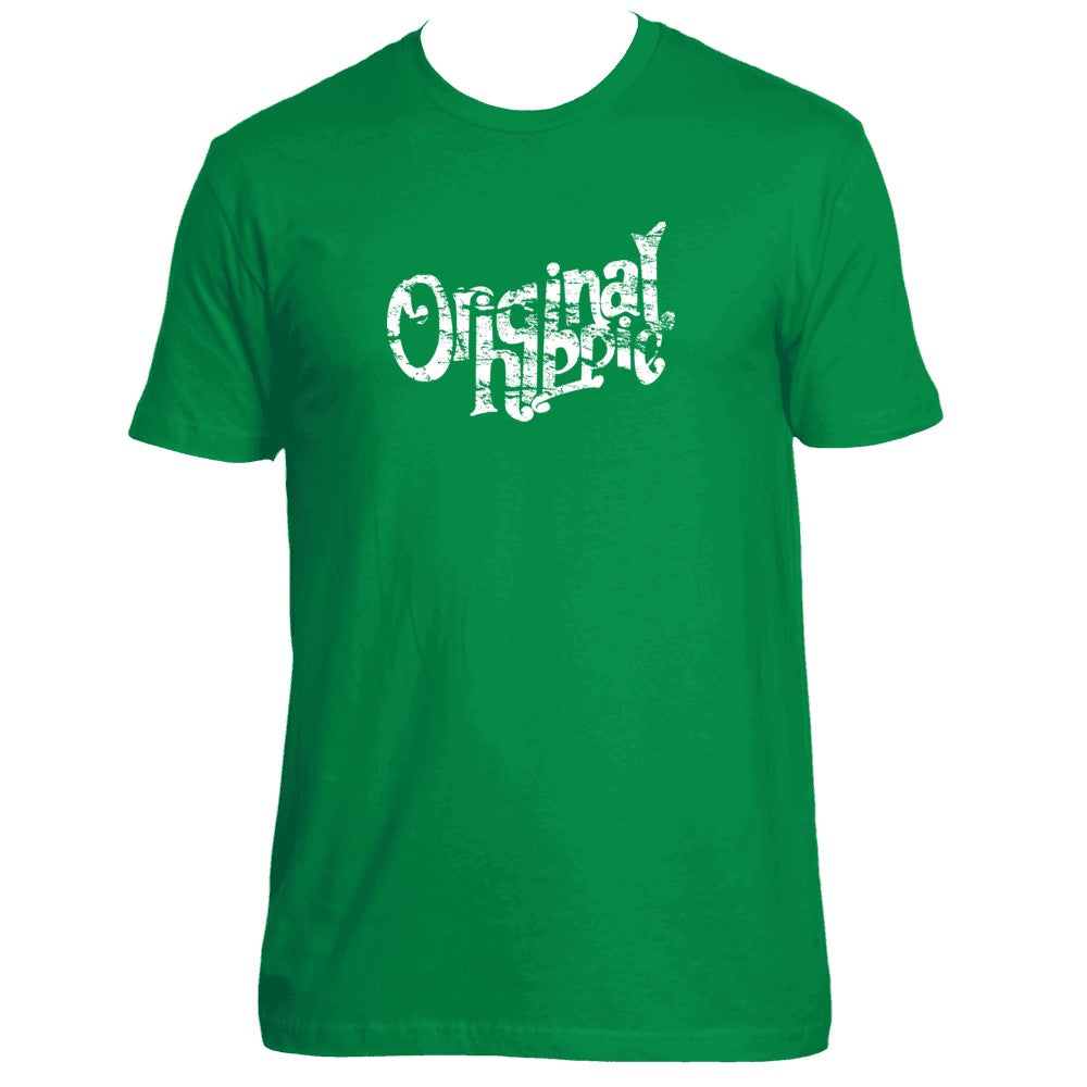 Original Hippie™ - 100% Cotton SS Unisex T-Shirt - Kelly Green