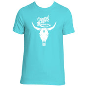 Original Hippie™ Bull Skull - Unisex Crewneck - Teal