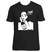 Original Hippie™ - Beauty and The Bottle SS T-Shirt - Black