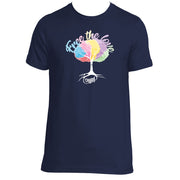 Original Hippie™ Free The Love - Unisex Navy Blue SS T-Shirt