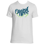 Original Hippie - Hawaiian Lei White Unisex Short Sleeve T-Shirt - Man