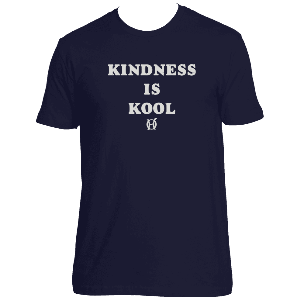 Original Hippie® - Kindness Is Kool - SS T-Shirt - Midnight Navy
