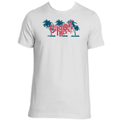 Original Hippie - Palm Tree Name - White Short Sleeve Unisex T-Shirt