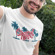 Original Hippie - Palm Tree Name - White Short Sleeve Unisex T-Shirt