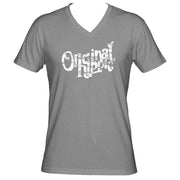 Original Hippie® - Sueded V-Neck Unisex T-Shirt - Warm Grey