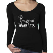 Original Hippie™ - Women's Tri-Blend Scoop Neck - WineArts - Vintage Black