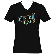 Original Hippie - Vintage 70's - V-Neck T-Shirt - Black