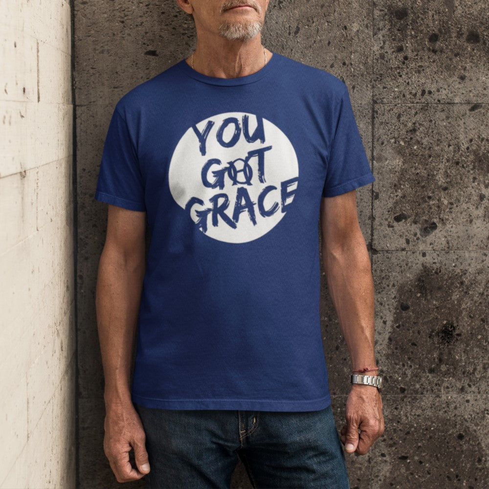 Original  Hippie - You Got Grace - Unisex SS T-Shirt -  Navy Royal