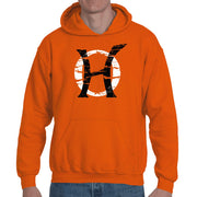 Original Hippie - Logo Pull Over Unisex Hoodie - Orange