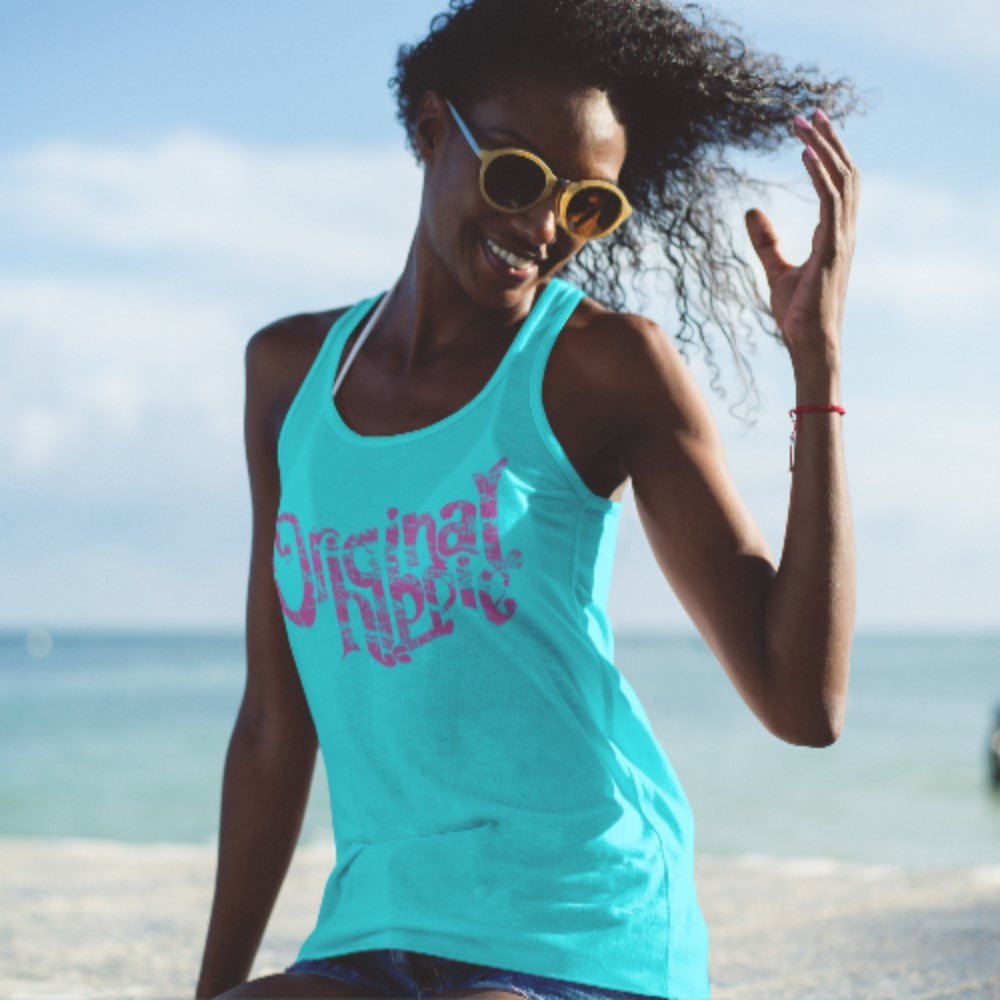 Original Hippie™ Classic Women's Tahiti Blue Tank Top